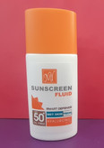 کرم ضد افتاب فلوئید مای مدل هیالورونیک اسید SPF50 حجم 50 میل