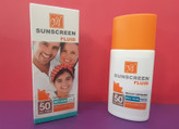 کرم ضد افتاب فلوئید مای مدل هیالورونیک اسید SPF50 حجم 50 میل