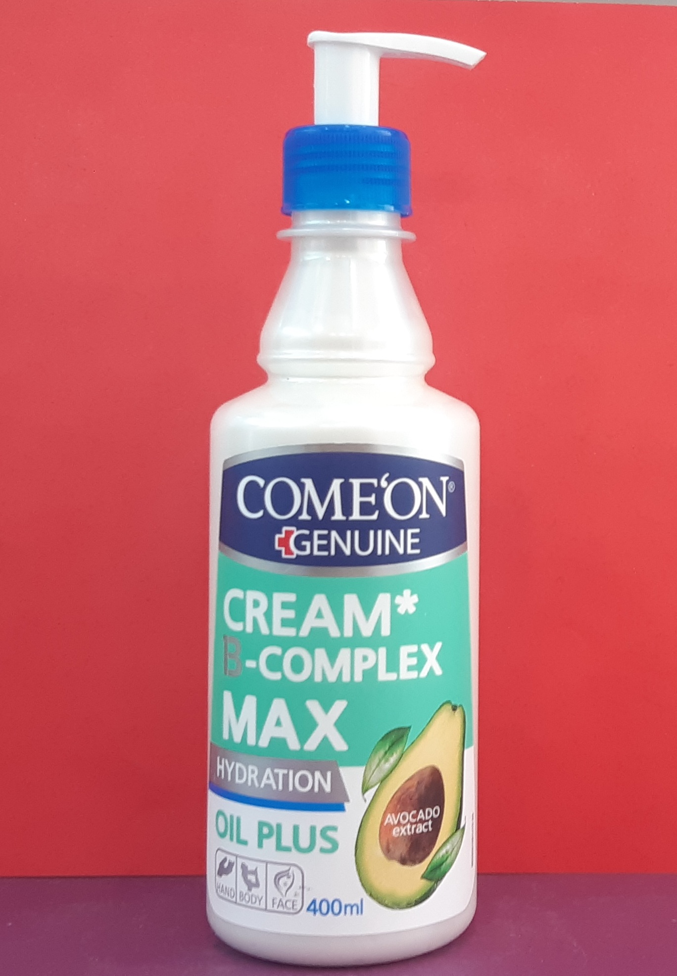کرم مرطوب کننده کامان مدل B Complex Max حجم 400 میلی لیتر