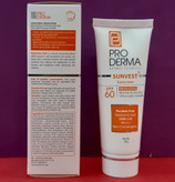 کرم ضد آفتاب بی رنگ پرودرما با SPF60 مناسب پوست معمولی و خشک حجم 40 میلی لیتر