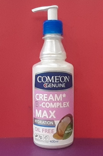 کرم مرطوب کننده کامان حاوی آرگان مدل B Complex Max حجم 400 میلی لیتر